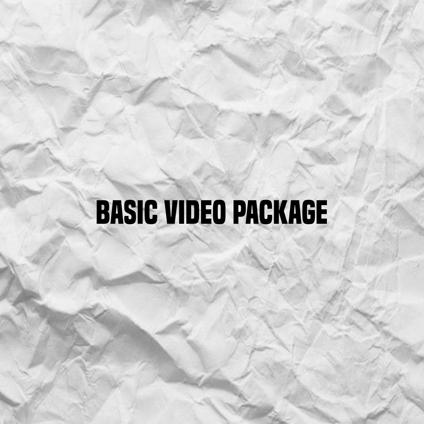 Basic Video Package